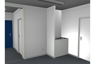 Contentores-escritório Interior